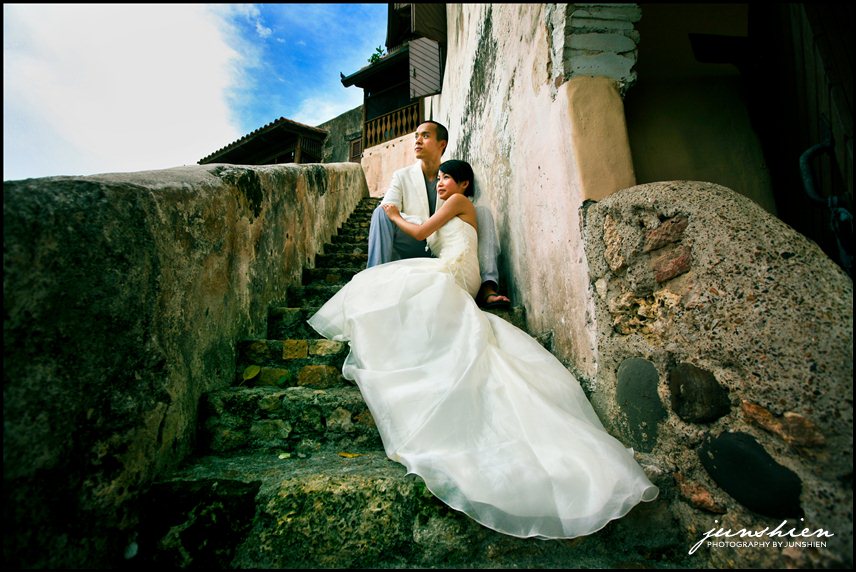 30 AmyJohnBridal 10386 v1 Dominican Republic wedding photographer | Altos de Chavón, La Romana | Day after session | Amy and John