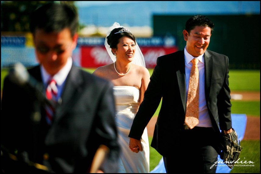 091 YoolyDarren 11734 Bay Area wedding photographer | San Jose Municipal Baseball Stadium | Yooly and Darren