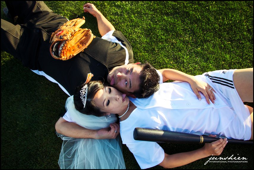 130 YoolyDarren 20998 Bay Area wedding photographer | San Jose Municipal Baseball Stadium | Yooly and Darren