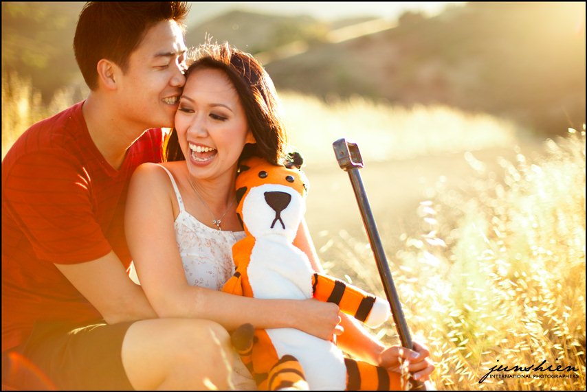 themed engagement photographer styled engagement session photography calvin and hobbes inspired engagement session bay area wedding photography bay area wedding photographer blog 